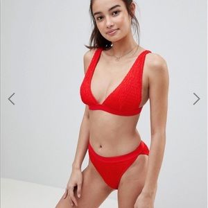 South Beach Crinkle Bikini Set